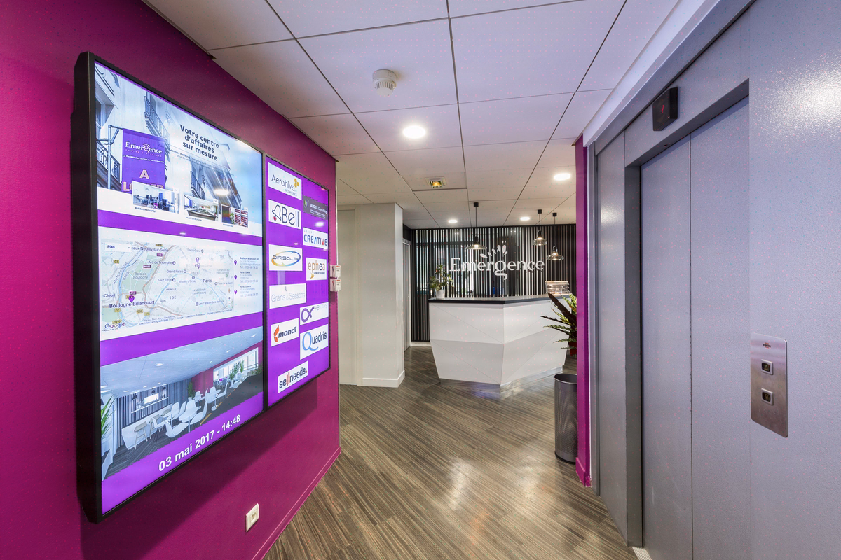 Signalétique digitale entreprise: écrans, bornes et affichage dynamique