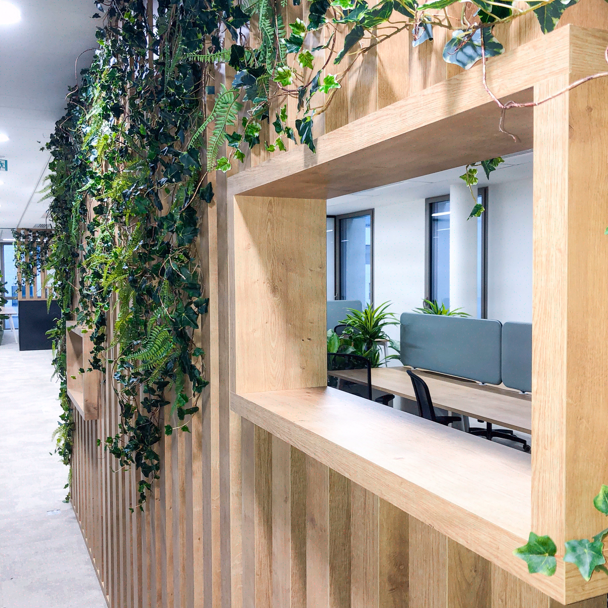 Cloisons végétales en entreprise: intégrer nature et contraintes techniques